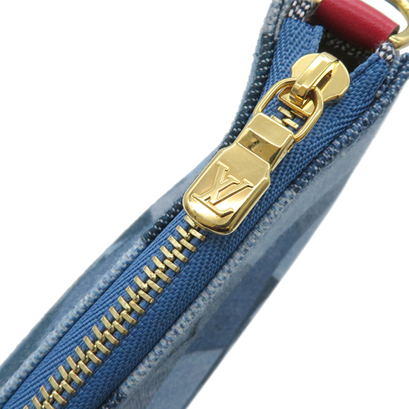 Louis Vuitton Accessory Denim Monogram Blue Shoulder Bag Pochette Multi - Picture 7 of 7